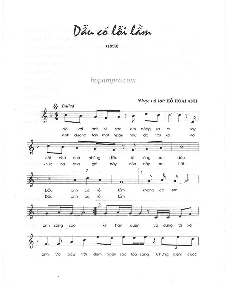 Dau co loi lam - sheet