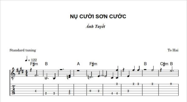 NỤ CƯỜI SƠN CƯỚC